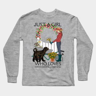 Just a Girl - Brown Retriever Long Sleeve T-Shirt